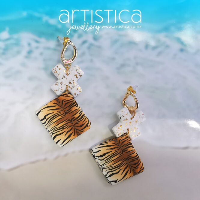 Tiger earrings NZ