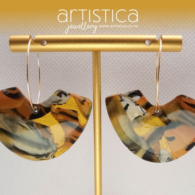 tiger earrings