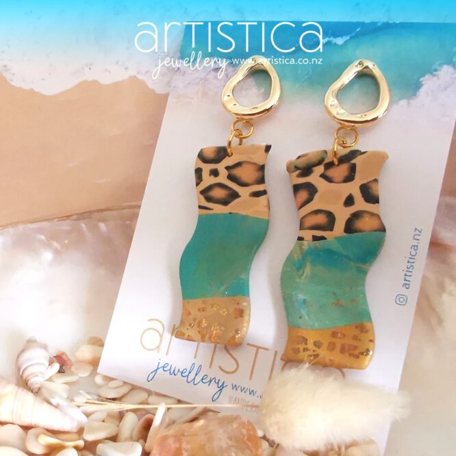 Leopard earrings NZ