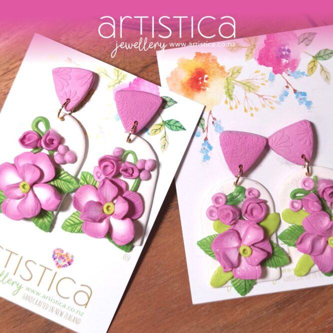 flower earrings